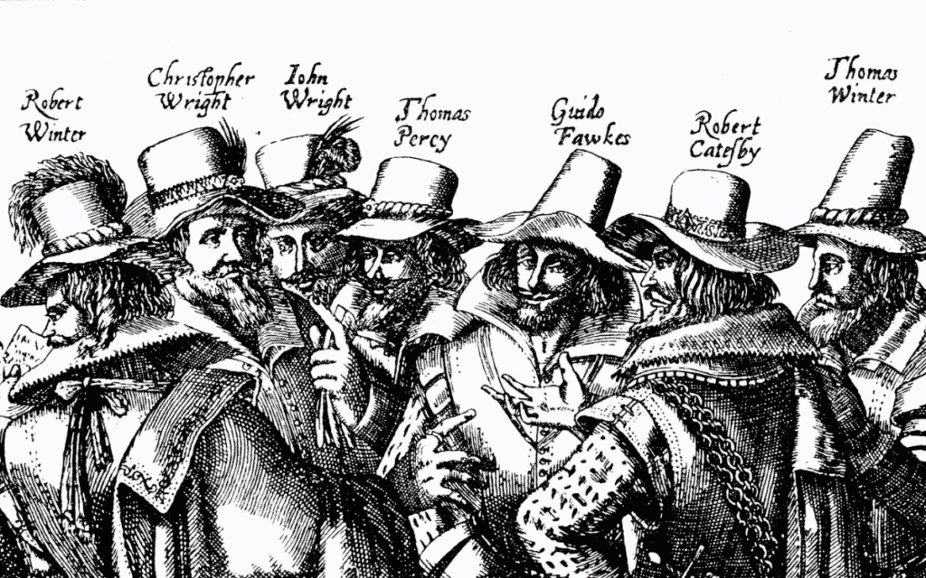 Guy Fawkes Night marks the failed plot by Guy (Guido) Fawkes and others to blow up the British Parliament