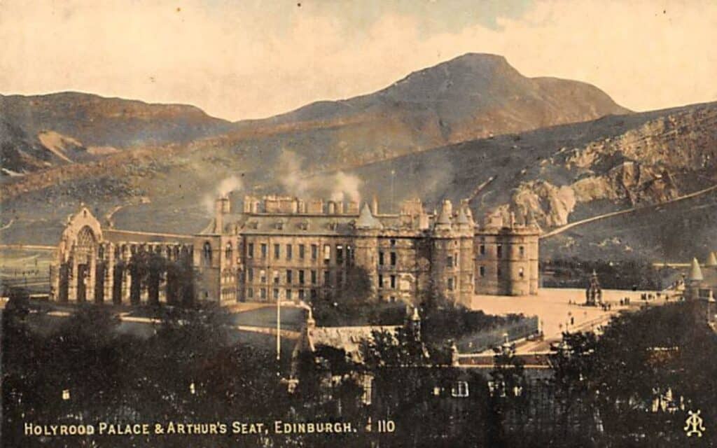 Arthur's Seat in Edinburgh, the location where small coffins were discovered