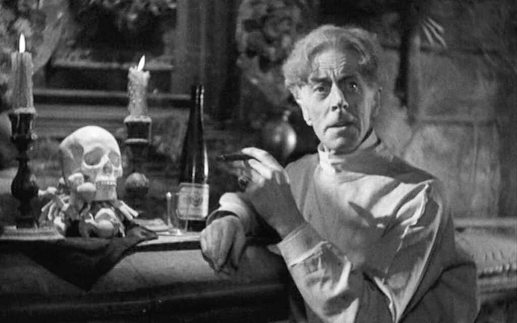 Ernest Thesiger in Bride of Frankenstein 1935. 