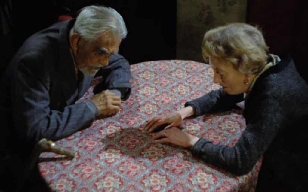 Boris Karloff stars with Catherine Lacey in The Sorcerers 1967.