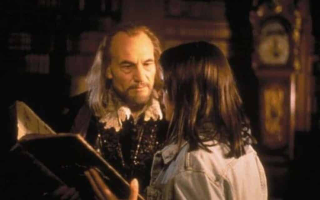 Patrick Stewart and Neve Campbell in The Canterville Ghost 1996