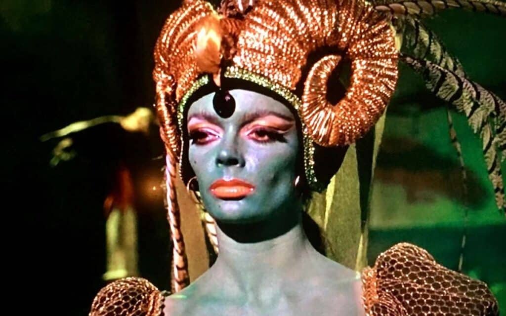 Barbara Steele in Curse Of The Crimson Altar 1968