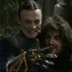 Russell Hunter (as Mr. Stabs) and Kenneth Caswell (as Luko) in Sahdows: Dutch Schlitz's Shoes (1975)