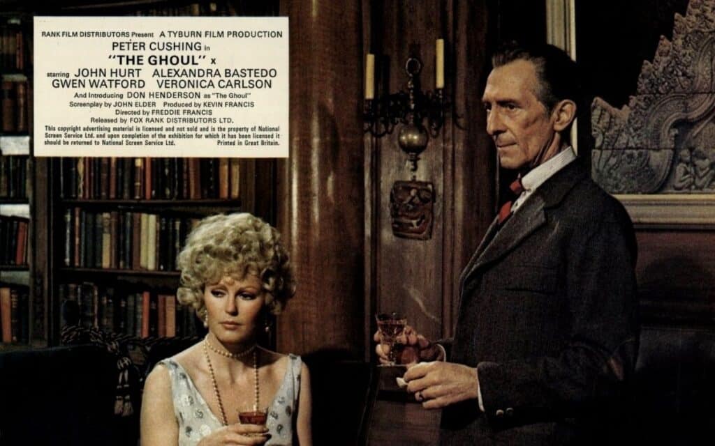 The Ghoul 1975 with Veronica Carlson and Peter Cushing