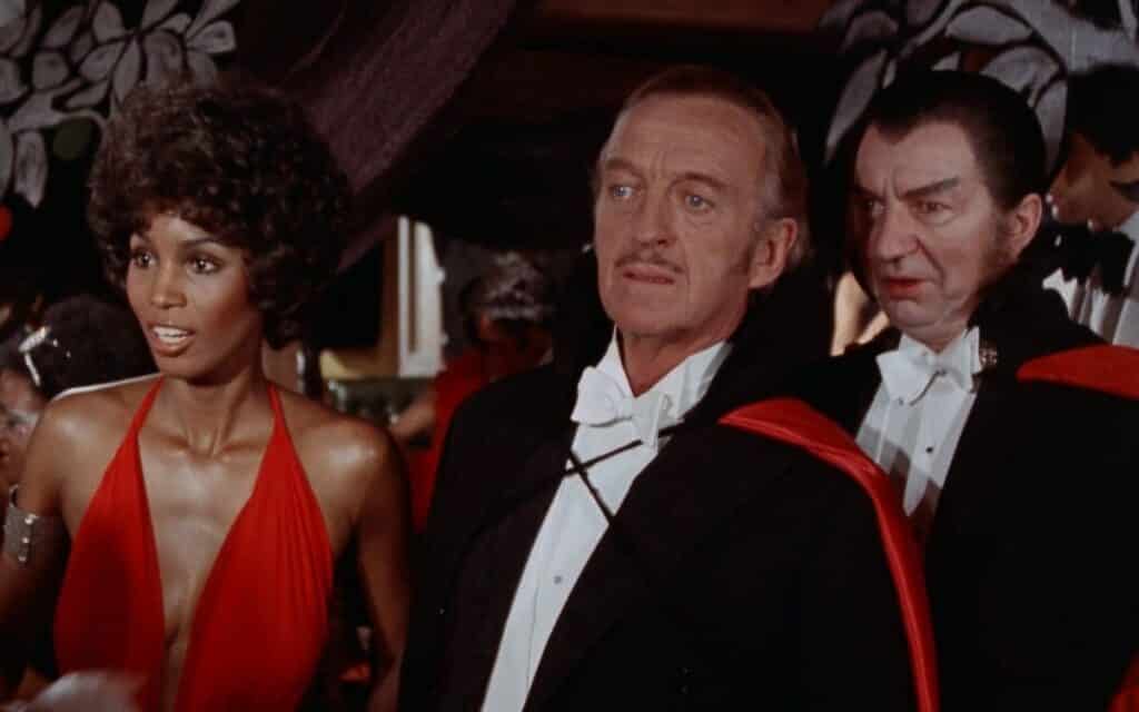 David Niven in Vampira 1974, aka Old Dracula