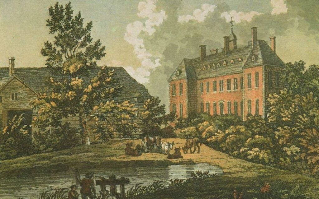 An early painting of Tredegar House in Newport, Wales