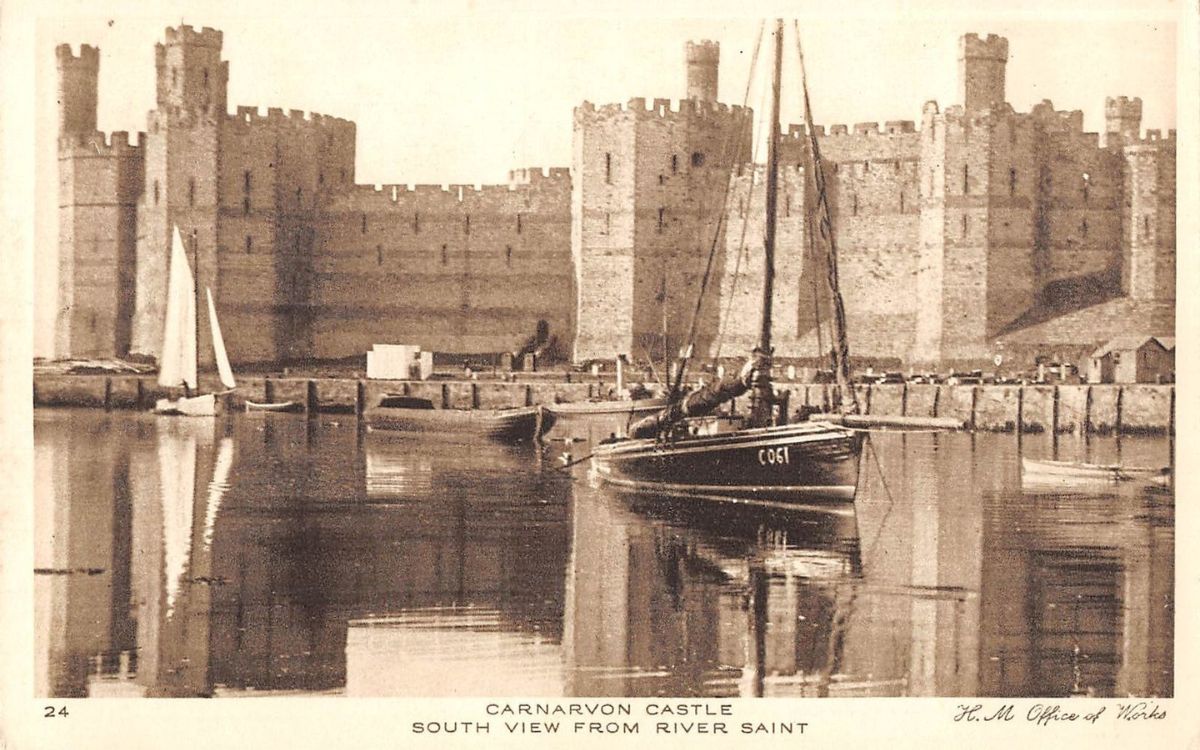 Ghostly Mists Haunt Caernarfon Castle