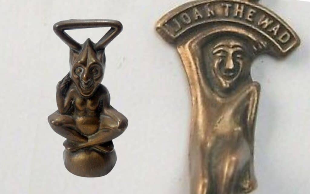 Doorknocker and charm with Cornish Piskies