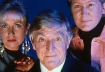 Sarah Greene, Michael Parkinson and Mike Smith, from 1992's Ghostwatch