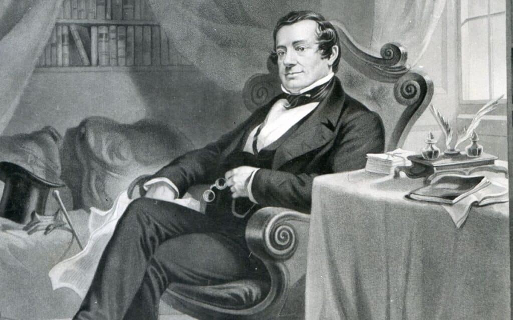 A portrait of Washington Irving