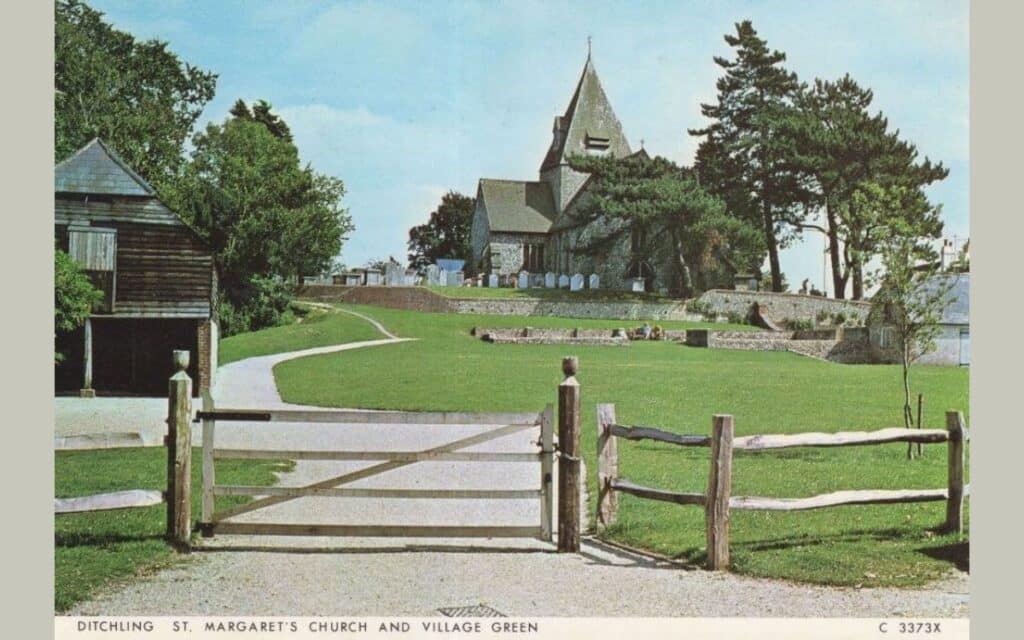 St  Margaret's Church and Village Green in Ditchling