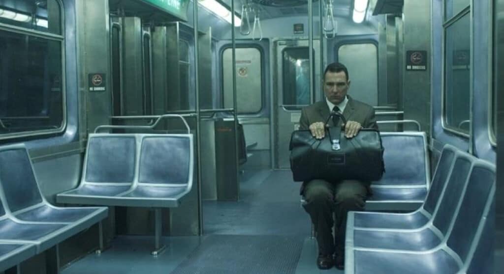 Vinnie Jones in a scene from The Midnight Meat Train 2008