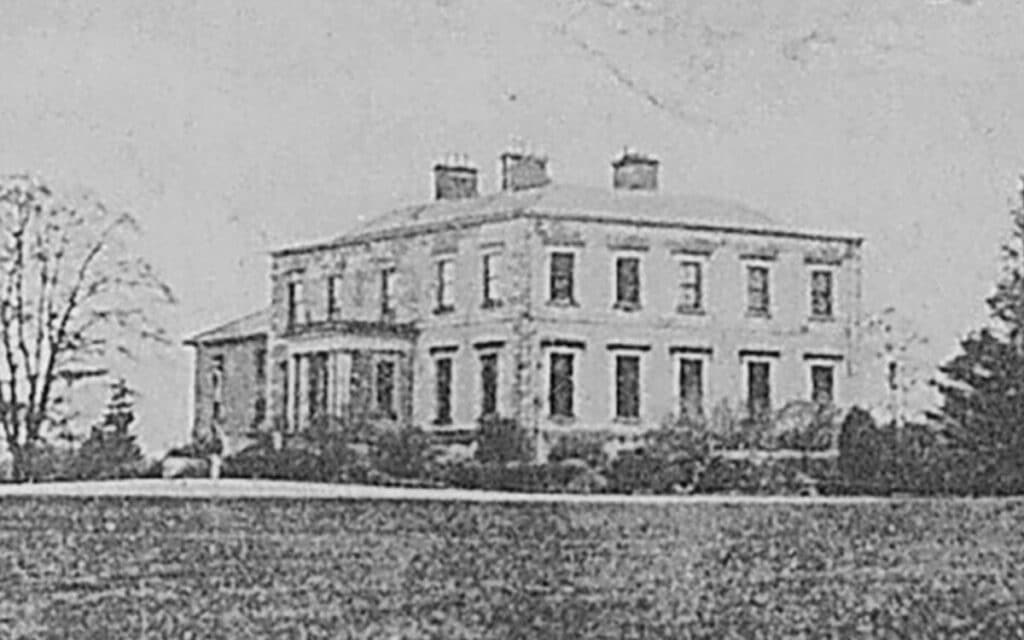 Dunboden House, pictured about 1900, was burned down in the 1920s.
