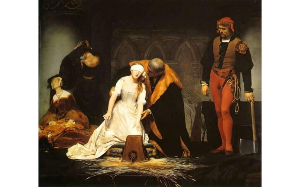 The Execution of Lady Jane Grey by Paul Delaroche, 1833
