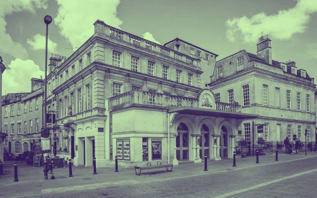 The Garrick's Head and Theatre Royal in Bath