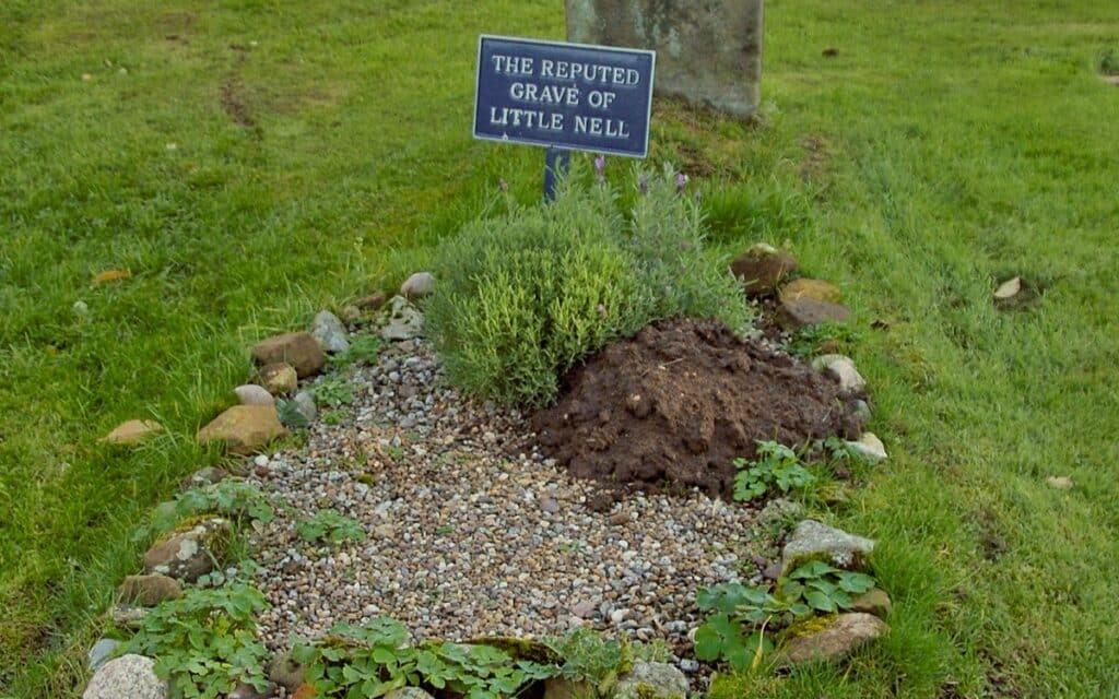 The reputed grave of Little Nell