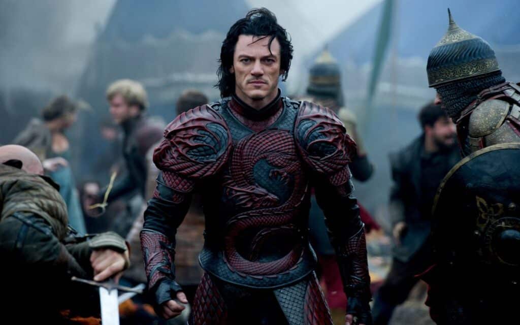 Luke Evans at the title character in Dracula Untold 2014.