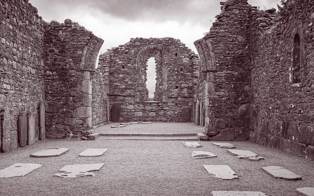 Old Monastery Ruins, Glendalough, County Wicklow