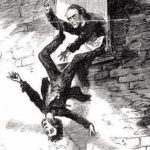 An artist's impression of what might have happened to Thomas Farrant