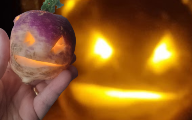 How To Make An Authentic Turnip Jack O'Lantern For Halloween | Spooky Isles