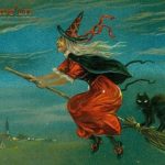 Witch on Broomstick - Witches Broom