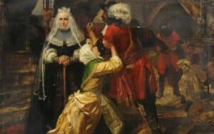 The Concealment of the Fugitive by Alice Lisle (after the Battle of Sedgemoor in the Reign of James II)