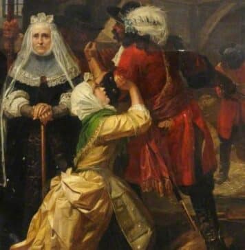 The Concealment of the Fugitive by Alice Lisle (after the Battle of Sedgemoor in the Reign of James II)