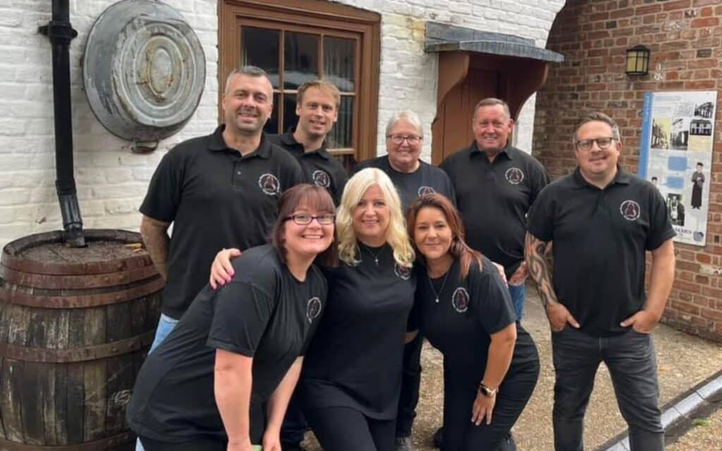Nicky Proctor (centre) and The Into The Shadows Paranormal Investigations King's Lynn Team