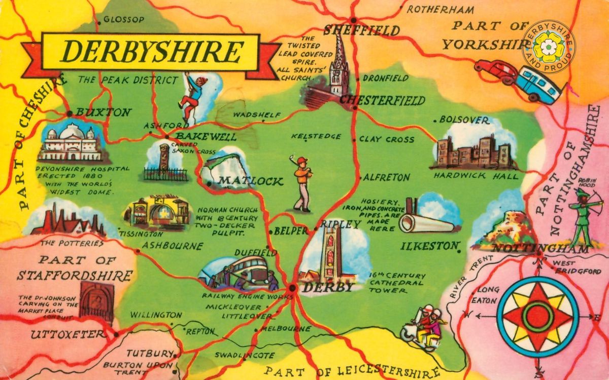 Derbyshire Postcard