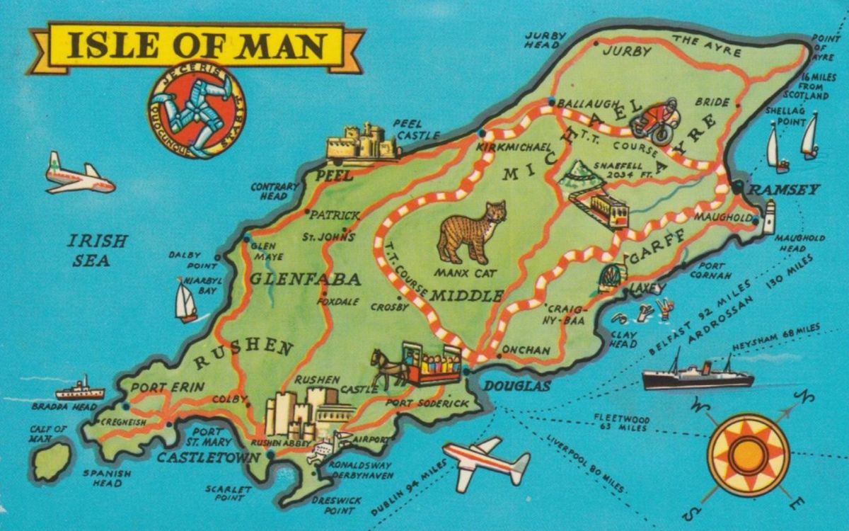 Isles of Man Postcard