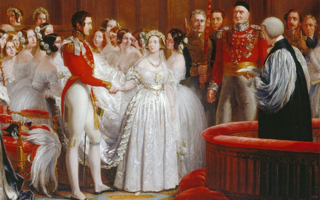 Queen Victoria's wedding to Prince Albert