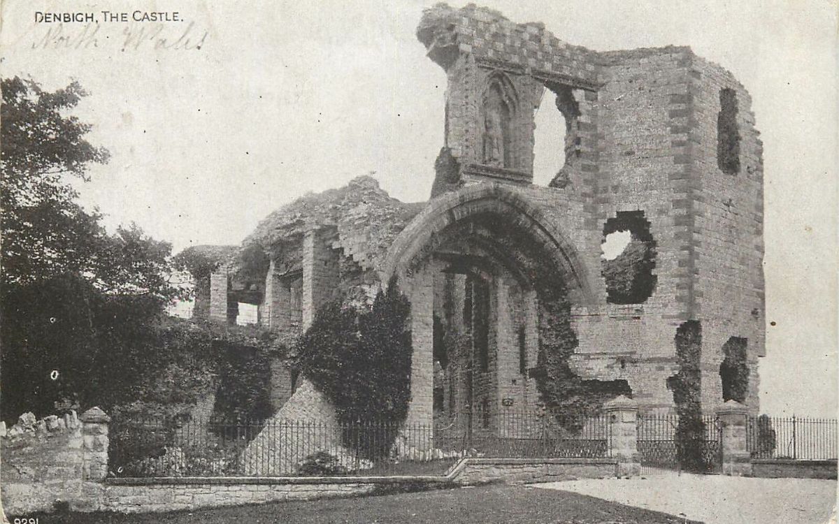 Denbigh Castle Haunts Welsh Landscape