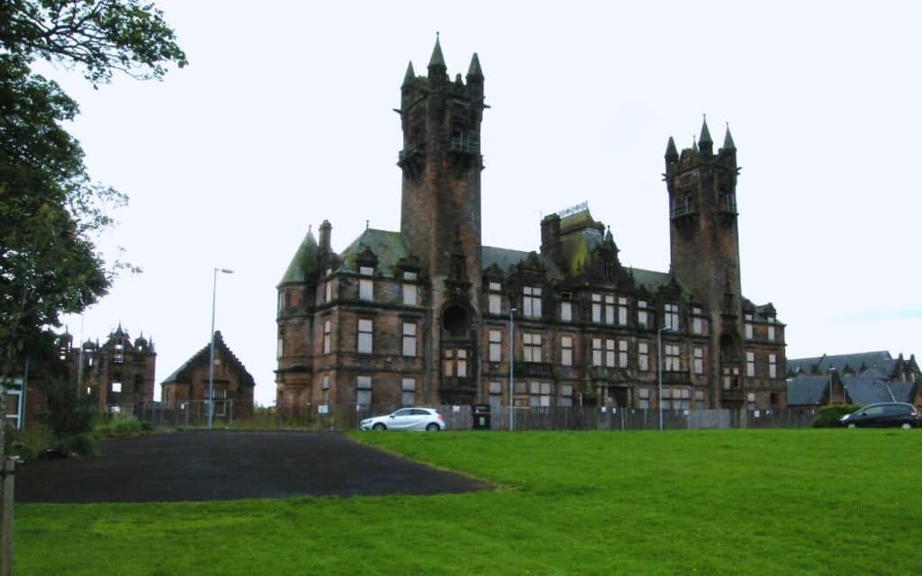 Derelict administration block, Gartloch Hospital, Glasgow