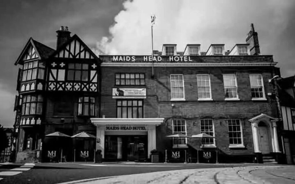 The Maids Head Hotel, in Norwich, is known for its paranormal activity.