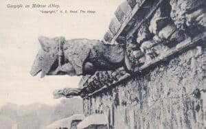 Melrose Abbey Gargoyle