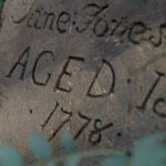 The grave of Jane Jones at Penyffordd Farm