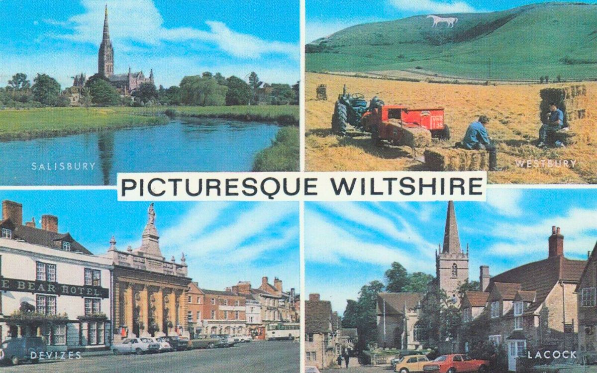 Wiltshire Old Postcard
