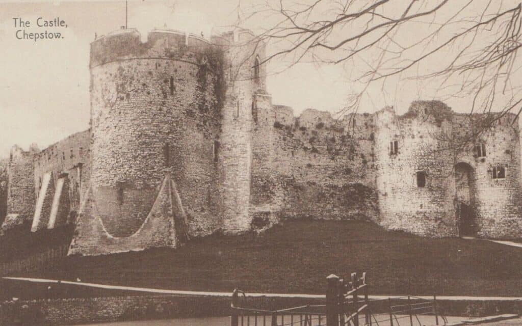 Chepstow Castle postcard