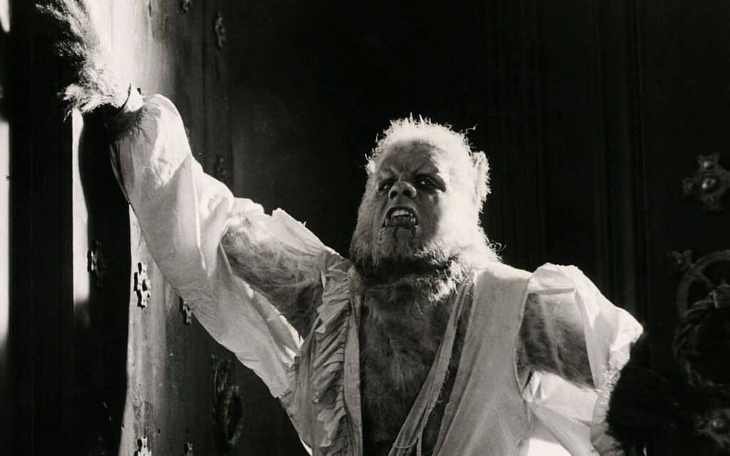 Oliver Reed in a scene from Curse of the Werewolf 1961.