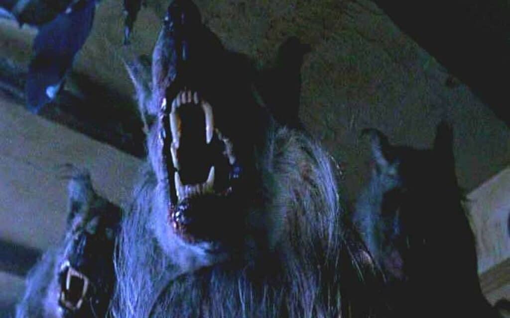A scene from Dog Soldiers 2001.