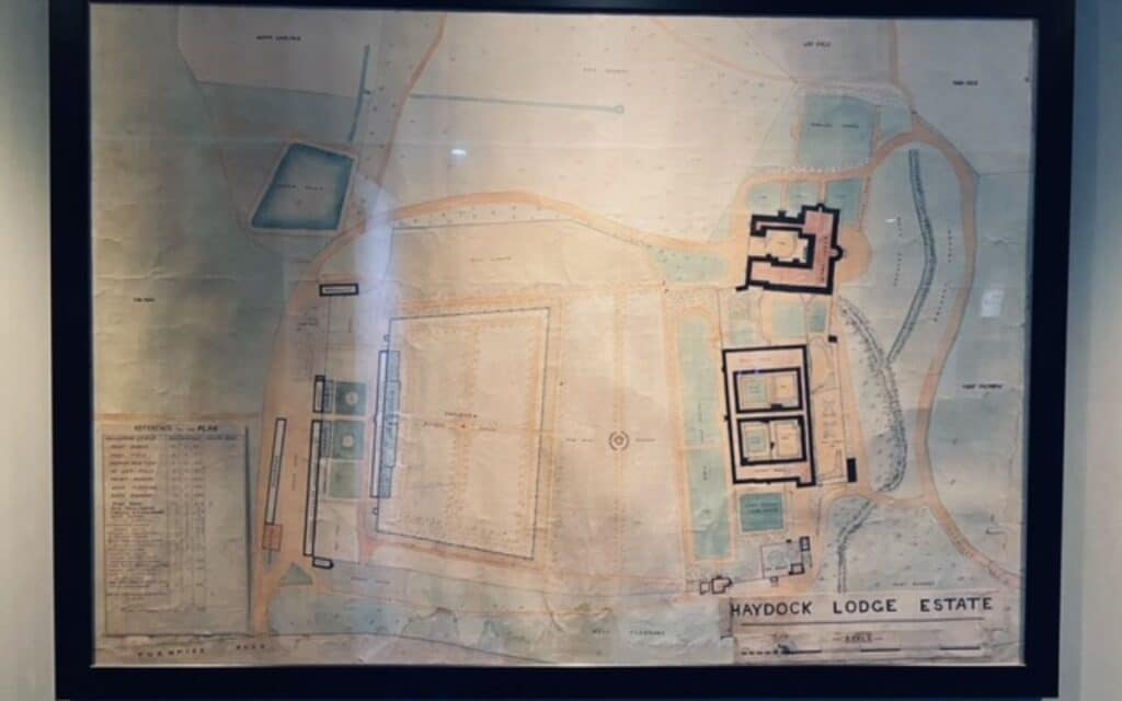 Haydock Lodge Estate Map/Floor Plan