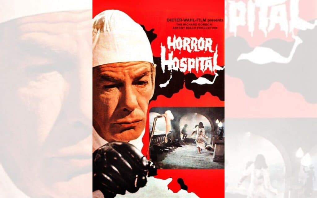 Horror Hospital 1973 poster