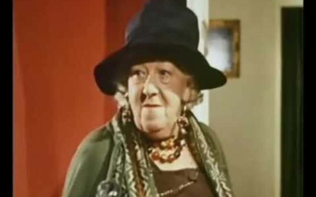 Dame Margaret Rutherford in The Stately Homes of England 1965.
