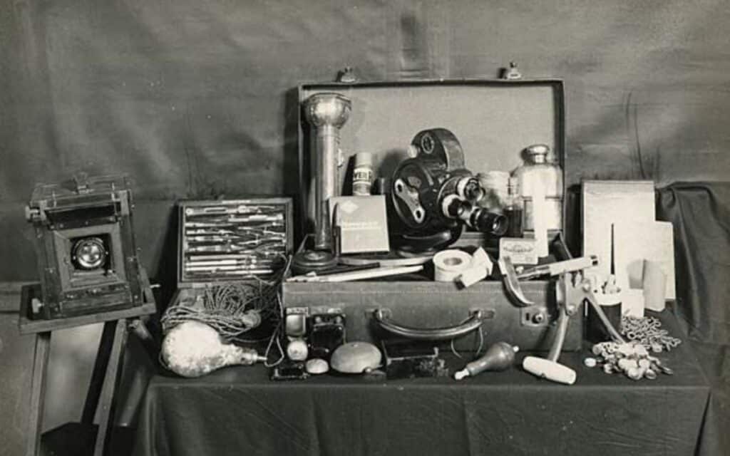 Old-time ghost hunting equipment - history of ghost hunting