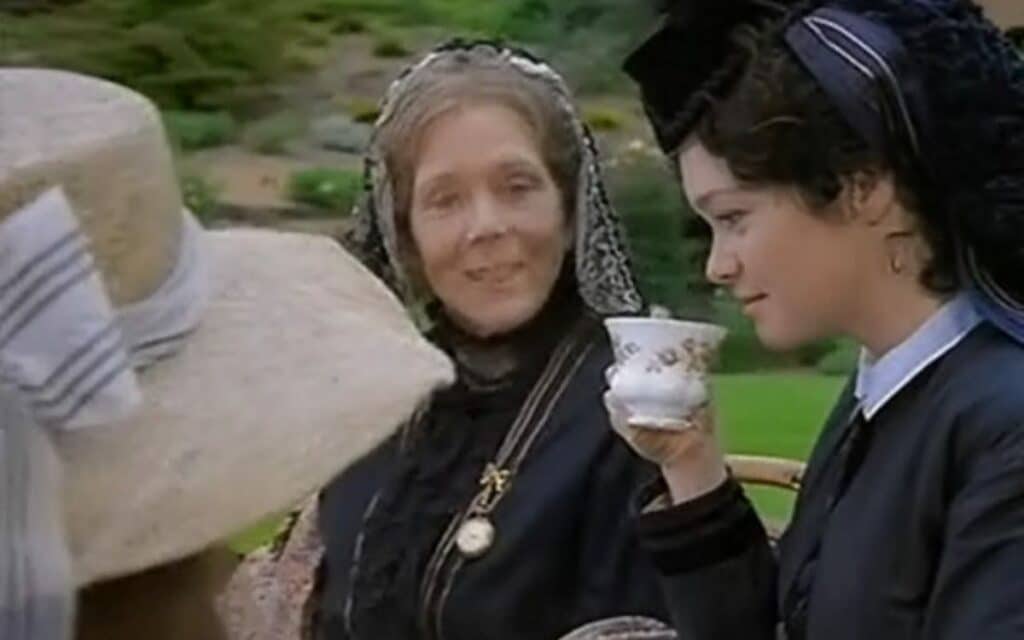 Diana Rigg in a scene from The Haunting of Helen Walker 1995.
