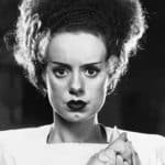 Elsa Lancheseter as The Bride of Frankenstein