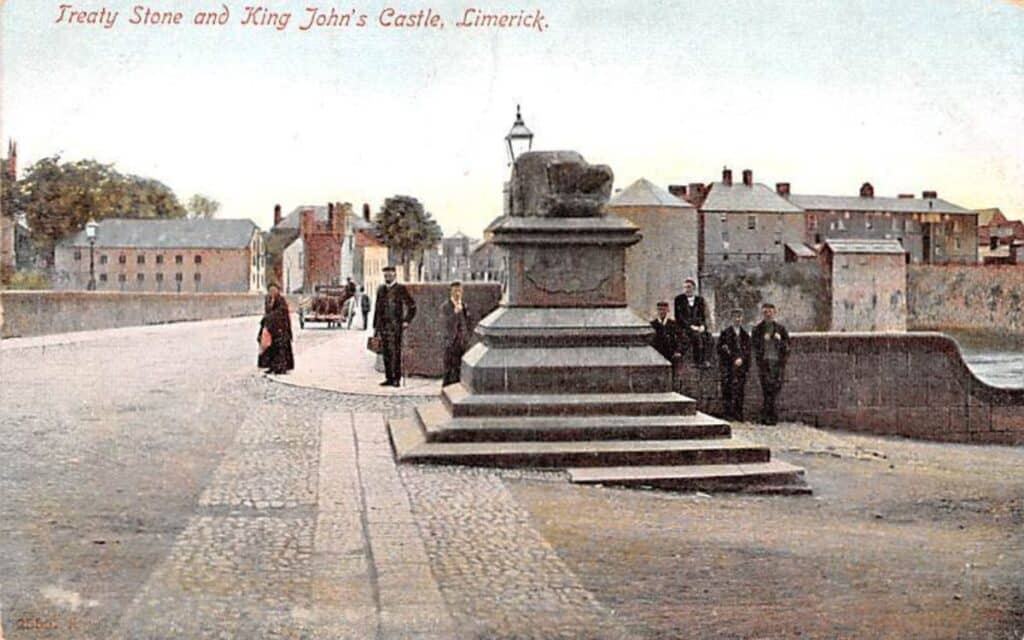 Treaty Stone and King John's Castle, Limerick