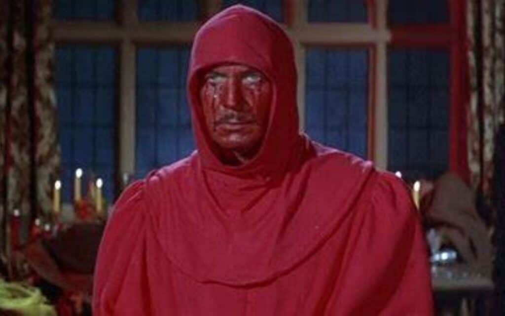 Vincent Price in a scene from The Masque of Red Death.