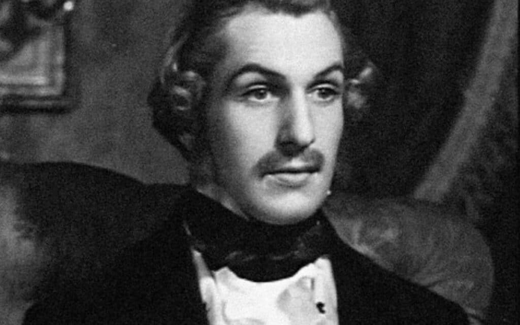 Vincent Price as Prince Albert in Victoria Regina.