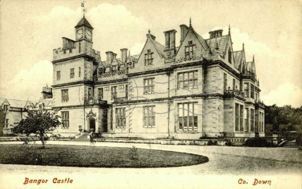 Bangor Castle is one of the many haunted places in Ards and North Down